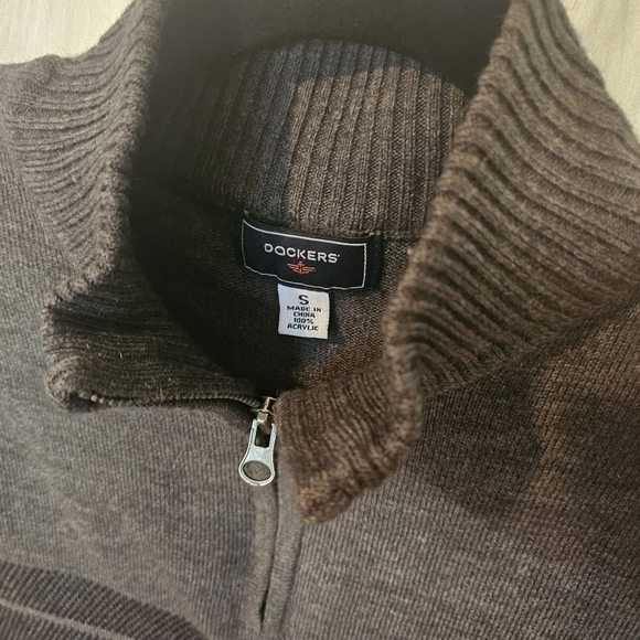 Dockers Classic Men's 3/4 Zip Pullover Sweater (NWOT) - Picture 6 of 8